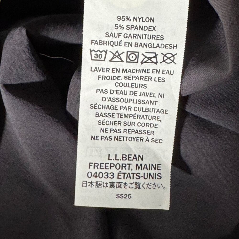 L.L. Bean Women’s Comfort Trail Hiking Pants Granite UPF 50+ Nylon 20 M/T - Picture 14 of 16